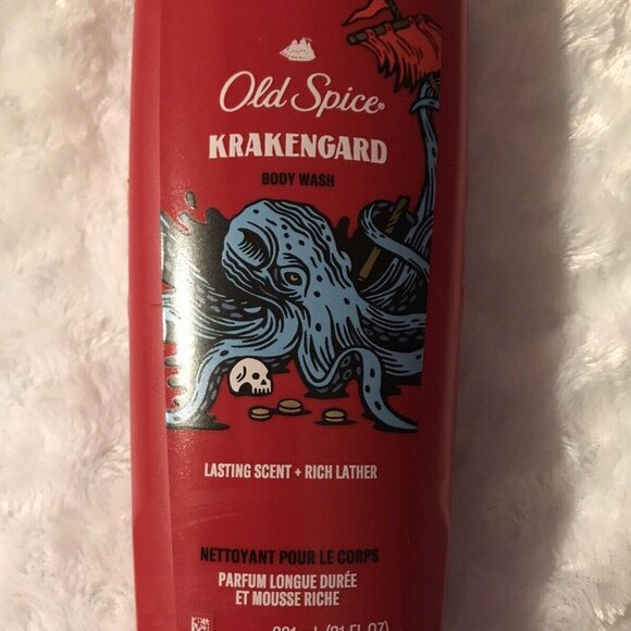 OLD SPICE Wild Krakengard Scent, Body Wash for Men, 21 Oz - Picture 2 of 4
